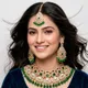 Green__Rangoli Art Jewellery