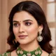 Green__Rangoli Art Jewellery 