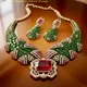Green __Rangoli Art Jewellery