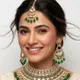 Gold And Green__Rangoli Art Jewellery