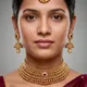 Gold__Rangoli Art Jewellery