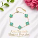 Golden & Green Clover__The Beaded Story