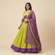 Yellow And Purple__SHETH CREATION