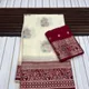 Ivory Cream And Maroon__IRAAYAE 