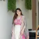 Off White And Rani Pink__IRAAYAE 