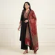 Black And Red__Sanganer Libas 