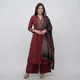 Maroon__Sanganer Libas 