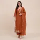 Rust Orange__Sanganer Libas 