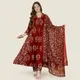 Red__Sanganer Libas 
