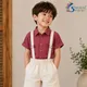 Muted Maroon & Glossy Off White__KIDSAIVALYA