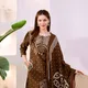 Chocolate Brown  And White