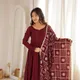 marron__KRISHI COLLECTION