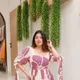 pink and offwhite __KRISHI COLLECTION 