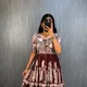 Maroon & Beige __The Sagar