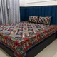 Blue And Maroon__Shreekrishna Handloom 