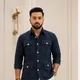 Navy Blue__CUT AND STITCH