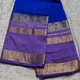Royal blue & Violet__SUVASTRA VARNAM