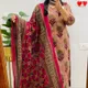 Peach And Maroon__LALCHINARFASHION