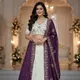 White And Purple__ZIVA COUTURE