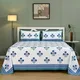 Ivory Blue Teal