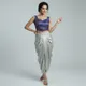 Silver & Navy Blue__TERZIANNE