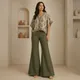 Beige & Olive Green__TERZIANNE