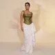 Olive Green & White__TERZIANNE