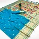 Peacock Blue Color__GEETA FASHION 