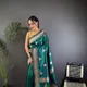 Peacock Green Color__GEETA FASHION