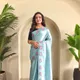 Sky Blue Color __GEETA FASHION
