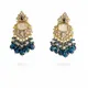 Gold And Blue__ZEEBA JEWELS