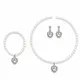 Silver And Pearl White__ZEEBA JEWELS