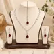 White And Ruby Red__ZEEBA JEWELS