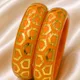 YELLOW__SANGAM BANGLES 