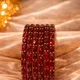 MEROON__SANGAM BANGLES