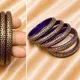 dark purple__SANGAM BANGLES 