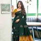 Dark Green with Golden Zari Pallu__Aurelian Row