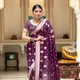 Royal Purple with Rich Zari Weaving__Aurelian Row