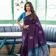 Royal Purple with Turquoise Blue Border__Aurelian Row
