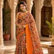 Peach Beige with Orange Border__Aurelian Row