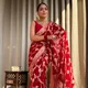 Rich Red with Golden Zari Work__Aurelian Row