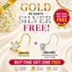 Gold White Star __RS JEWELLERS 