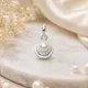 Silver Moon Pendant __RS JEWELLERS 