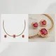 Gold And Red__ZYRA JEWELS