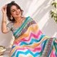 Ivory / Turquoise / Pink / Mustard – Multicolor