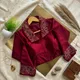 Maroon__BLOUSE ATETIER
