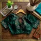 Green__BLOUSE ATETIER