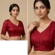 Maroon__BLOUSE ATETIER