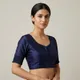 Navy Blue__BLOUSE ATETIER