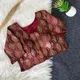 maroon__BLOUSE ATETIER